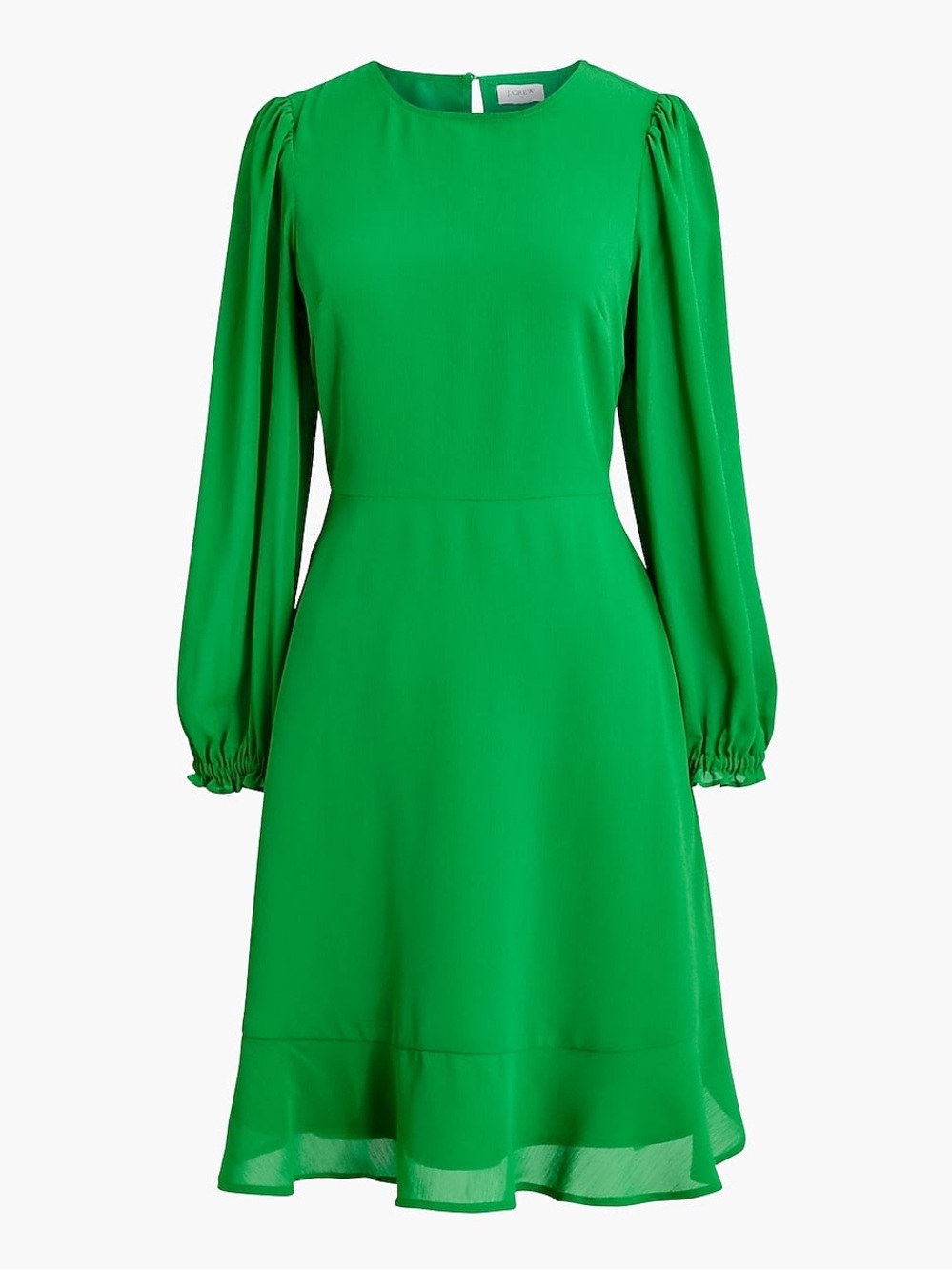 J. Crew Mini dress with flounce hem - Size 8